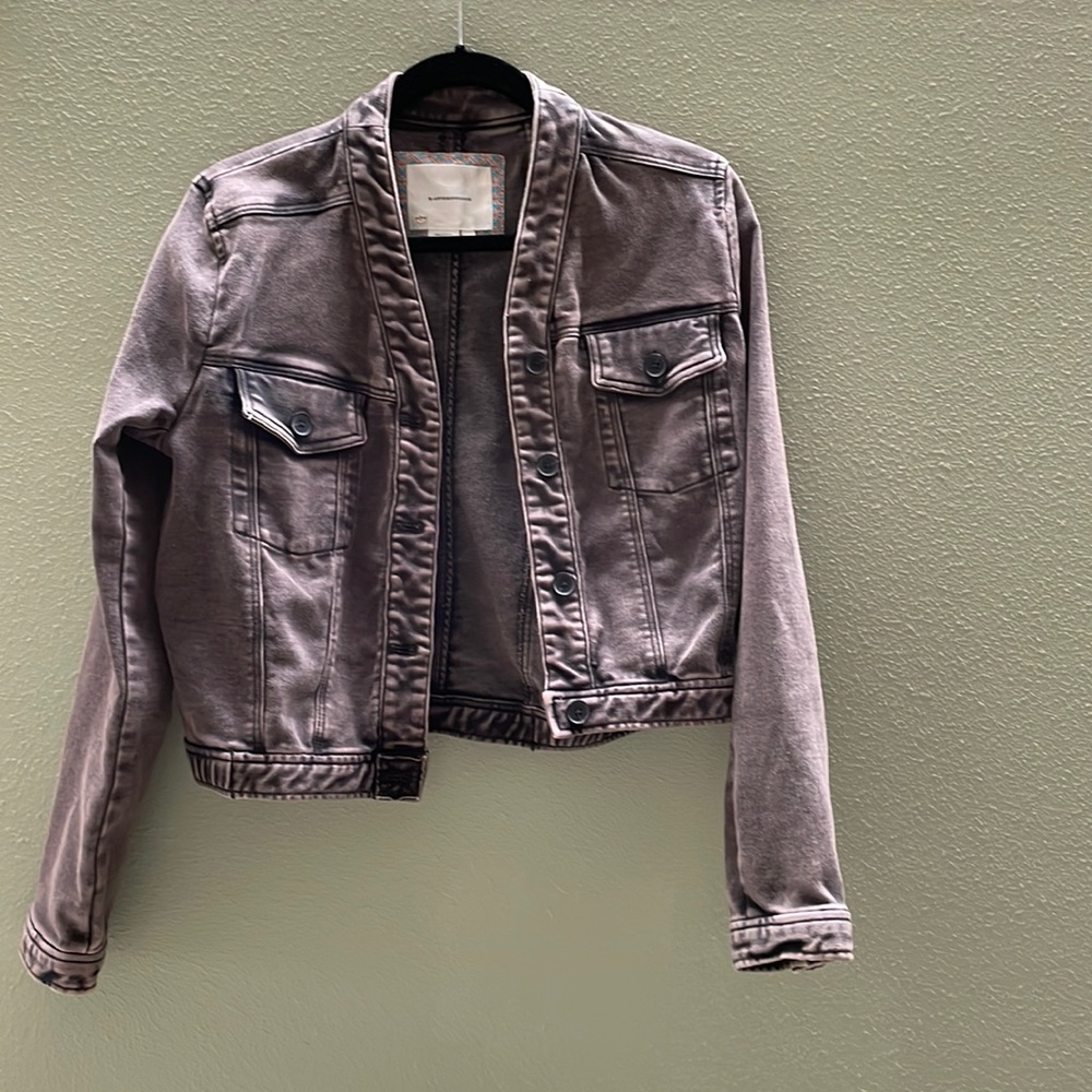 Bibiana Bomber denim jacket sz Small like new from Anthropologie